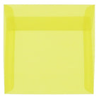 JAM Paper Enveloppes translucides, jaune primaire, 6,5 x 6,5 po, 250/paquet-Enveloppes en papier translucide jaune primaire