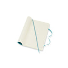 Moleskine – Carnet de la collection Classic, ligné, couverture souple, bleu récif, 5 po x 8,25 po-La reliure collée se pose à plat