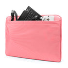 15,6 po Housse de Protection Ordinateur Portable, Laptop Sleeve Case PC Netbook Ultrabook Sacoche Compatible 15-15,6 po, Rose-Conception à double fermeture à glissière