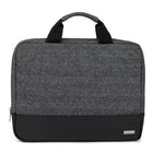 Bugatti - Housse Matt Herringbone pour portatif de 14,1 po, gris/noir-Gris/noir, polyester
