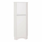 Elite - Grande armoire de rangement à 2 portes, blanc-Dimensions (assemblé, po) : 29,25 lar. x 72 haut. x 18,75 prof.