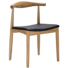 Nicer Furniture - chaise de salle à manger coudée style Wegner - naturel-Réplique au style de la conception originale.