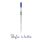 A.T. Cross - Recharge pour stylo à bille - pointe fine - encre bleue-Encre bleue