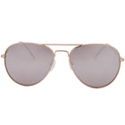 Gry Mattr - Lunettes de soleil pour enfants métalliques pour les 8 ans + Aviateur Scout-Lentilles polycarbonate incassables
