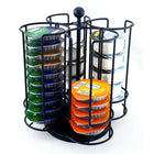 The Storage House - Support carrousel rotatif pour 40 dosettes T-Disc, noir-Capacité : jusqu’à 40 dosettes T-Disc