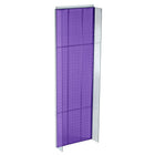 Azar Displays – Panneau d’accrochage à ailettes latérales, 44 x 14 po, violet (700350-PUR)-Violet