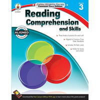 Livre numérique : Carson Dellosa - Reading Comprehension and Skills, 104621-EB, 3e année-Vous recevrez deux courriels : le premier confirmant la totalité de votre commande et le second comportant un lien de téléchargement. Vous pourrez utiliser le lien de téléchargement immédiatement ou plus tard, comme vous le voulez.