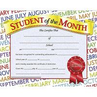 Flipside - Certificat dâ€™étudiant du mois, paquet de 90-Enfants de 5 à 12 ans, de la maternelle à la 6e année