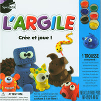 Spicebox - L'argile - Version Francaise-6 conteneurs d'argile séchant à l'air non toxique
