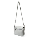 Nicci - Sac à bandoulière moyen avec rabat sur le devant - Gris clair-Longue bandoulière réglable 24,5-54 cm (9,65-21,26 po)