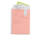 Poppin – Carnet de notes à poche, moyen, rosé-80 feuilles à lignes collège par cahier de notes