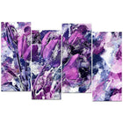 Designart – Art imprimé sur toile, fleurs aux teintes violettes (PT3431-271)-Impression