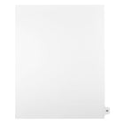 Mark Maker – Onglets séparateurs juridiques blancs, 1/15 onglets, format lettre, sans trous, numéro 30, 25/paquet-Onglets séparateurs blancs, 1/15 onglets