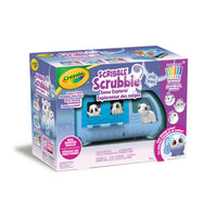 Crayola - Explorateur des neiges Scribble Scrubbie-Figurines D'animaux Et Ensemble De Jeu : Comprend 3 animaux qui changent de couleur, 1 brosse, 6 marqueurs lavables et 1 vehicule d'exploration qui sert egalement de trousse de rangement.