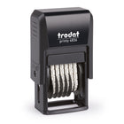 Tampon numéroteur auto-encreur Printy 4836 de Trodat - 6 bandes-Remplacez le tampon encreur par le tampon Swop noir Trodat 6/4910