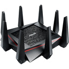 ASUS - Routeur gaming Gigabit RT-AC5300 AC5300 triibande WiFi avec MU-MIMO et fonctions de contrôle parental-Routeur Wi-Fi tribande ultra-rapide 802.11ac avec un taux de transfert combiné de 5334 Mbps pour une performance exemplaire lors des jeux en ligne, la diffusion 4K et le partage de fichiers