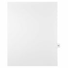 Mark Maker – Onglets séparateurs juridiques blancs, 1/15 onglets, format lettre, sans trous, numéro 191, 25/paquet-Onglets séparateurs blancs, 1/15 onglets