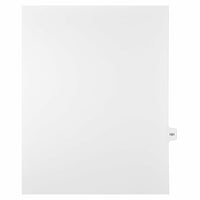Mark Maker – Onglets séparateurs juridiques blancs, 1/15 onglets, format lettre, sans trous, numéro 191, 25/paquet-Onglets séparateurs blancs, 1/15 onglets