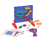 Educational Insights - Conception & Percer® Faire-un-marbre Labyrinthe-Développez votre motricité fine ! Sélectionnez et placez un boulon ou une pièce de labyrinthe, visez la perceuse de jouet et appuyez sur la gâchette pour la maintenir en place - et développez la motricité fine nécessaire pour attacher les chaussures et tenir un crayon