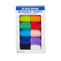 Kid Made Modern - Ensemble de peinture lavable, paq./12-Cadeau idéal pour un jeune artiste
