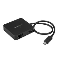 StarTech ® Adaptateur multiport USB-C pour ordinateurs portatifs, HDMI 4K, GbE (DKT30CHD)-Augmentez la connectivité de votre ordinateur portatif USB-C grâce à cet adaptateur multiport 4-en-1, prenant en charge les formats HDMI 4K, USB-A, USB-C et Gigabit Ethernet