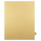 Markmaker - Intercalaires imprimes Legal, Chamois, 1/25th coupe, format lettre, sans trous, 25 tabs/PQT, 5 PQT/Boite, Numero 122-Intercalaires imprimes Legal