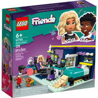 LEGO Friends - Ensemble de jeu La chambre de Nova - 179 pièces-Ensemble de construction La chambre de Nova avec un ordinateur portable et une chaise de jeu pour les enfants de 6 ans et plus