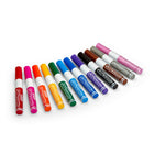 Crayola - Silly Scents marqueurs lavables, pointe biseautée, paquet de 12-Le paquet de 12 marqueurs parfumés à pointe biseautée comprend les parfums suivants : raisin, air frais, barbe à papa, punch tropical, noix de coco, racinette, cerise, orange, citron, pomme, bleuet et guimauve.