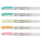 Zebra − Surligneurs Mildliner à double extrémité − couleurs fluorescentes variées − paquet de 5-L’encre douce, résistante à l’eau, est translucide et excellente pour les superpositions