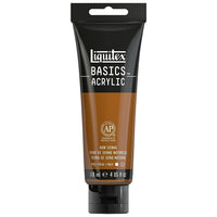 Liquitex Basics – Peinture acrylique 1046330, Terre de sienne brûlée, tube de 118 ml-Formulée avec des pigments de qualité artistique sur lesquels l'artiste peut compter