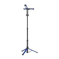 Energizer - Lampe de travail à DEL rechargeable à trois têtes de 2,000 lumens - Bleu/noir-2,000 lumens fournissent un éclairage super lumineux pour toute application