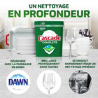 Cascade - ActionPacs Détergent pour lave-vaisselle Complete - Parfum Fresh - Paquet de 90-Détergent lave-vaisselle