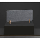 Archyi - Panneau Sculpo, gris foncé, 16 x 48 po-Coins arrondis, propriétés acoustiques, écologique, ignifuge