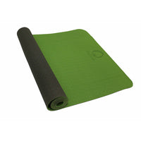 PurEarth II - L’Ultime Tapis De Yoga Éco Logique 3mm, Sauge/Marron-Technologie brevetée Tapis de yoga 3mm ECO 100% thermoplastique, élastomère et caoutchouc (TPE)