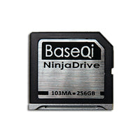 BaseQi - Ninja Stealth Drive pour MacBook Air 13 po et MacBook Pro 13 po (non Retina), 256 Go-Capacité de 256 Go
