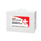 First Aid Central - Trousse de premiers soins règlementaire CSA - Type 3 - Intermédiaire - Grande - Métal-Pour les lieux de travail à risque élevé suivant les normes CSA et comptant de 51 à 100 travailleurs par quart de travail.