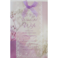 Rosedale - Carte de voeux, femme d'anniversaire, fleurs-Imprimé sur papier de qualité couché