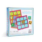 eeBoo Jeu de bingo mathématique simple / Addition et soustraction-Comprend 6 plateaux de jeu double face solides et 54 tuiles, chaque tuile mesure environ 2 pouces