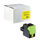 fuzion - Lexmark (71B1HY0) Cartouche De Toner Compatible - Rendement Haut - Jaune-Couleur d'encre: Jaune