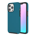 AXS - PROTech coque anti-choc avec bordures surelevees et une durabilite militaire pour Apple iPhone 13 Pro, Bleu Ocean-Resistant aux chocs