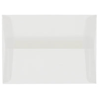 JAM Paper Enveloppes translucides A1, incolore, 250/paquet-Enveloppes en papier translucide incolore