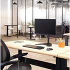 Fellowes - Support auto-portant pour écran à l'horizontal Série professionnelle-Le système de gestion de câbles intuitif permet de minimiser l’encombrement