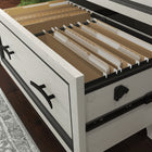 Sauder - La Collection Carolina Grove Classeur latéral - Finition Winter Oak-Garantie constructeur limitée de 5 ans