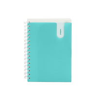 Poppin – Carnet de notes à poche, moyen, aqua-80 feuilles lignées, 6 po x 8,5 po