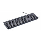 Basic Tech − Clavier filaire − français − noir-Clavier au toucher souple à profil bas pour moins de bruit lors de la frappe