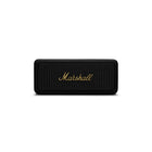 Marshall - Emberton II Enceinte Bluetooth portable - Noir et Laiton-Dotée d'un son riche, clair et puissant, Emberton II met réellement la musique en valeur. Découvrez un son à 360 degrés d'une qualité absolue avec True Stereophonic, une forme de diffusion audio multidirectionnelle propre à Marshall, quelle que soit votre position par rapport à l'enceinte