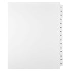 Mark Maker – Ensemble d’onglets séparateurs juridiques blancs, 1/15 onglets, format lettre, sans trous, numéros 91 à 105-Onglets séparateurs blancs, 1/15 onglets