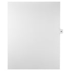 Markmaker - Intercalaires imprimes Legal, Blanc, 1/15th coupe, format lettre, sans trous, 25 tabs/PQT, 5 PQT/Boite, Numero 97-Intercalaires imprimes Legal