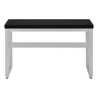 Monarch Specialties - 7684 Bureau 48 po L - Hauteur Adjustable Noir/Metal Argent-9