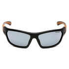 Carhartt – Lunettes de sécurité Carbondale, gris, 6/paquet-Couvre-nez flexible en caoutchouc